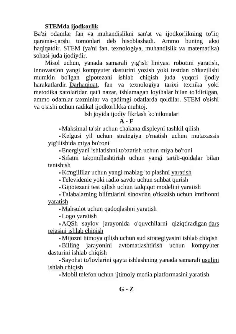 Fikrlash dizayni (“Design thinking”) 4