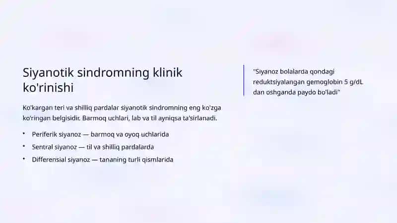 Siyanotik Sindromlar Propedevtikasi 4