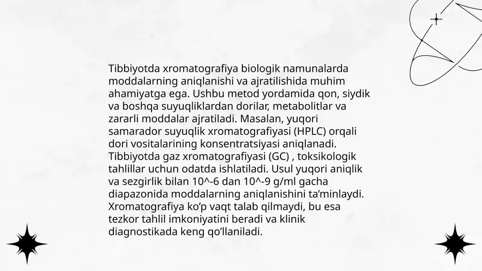 Xromatografiya va diagnostik usullar 4