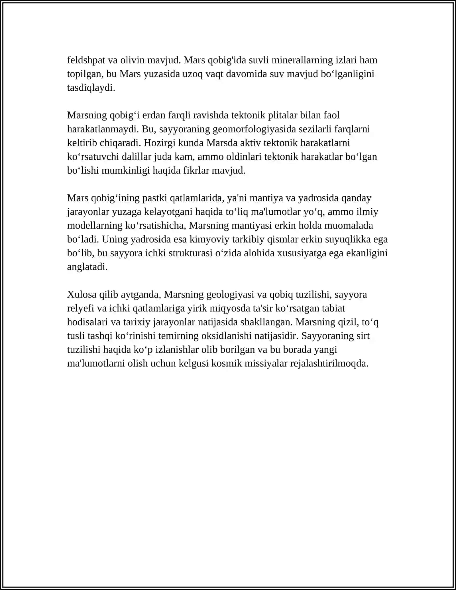AREOLOGIYA 4
