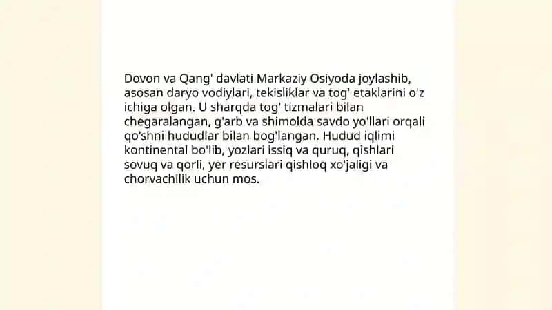 Dovon va Qang' davlati 4