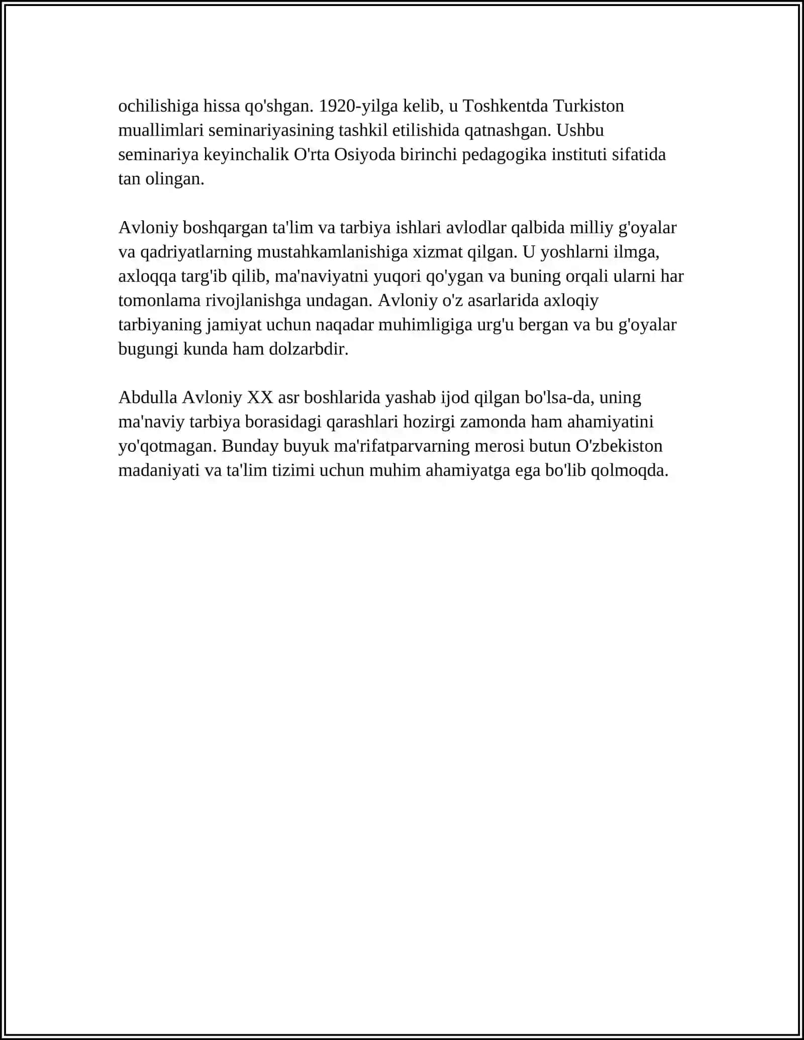 ABDULLA AVLONIYNING KOMIL INSON HAQIDAGI QARASHLARI 4