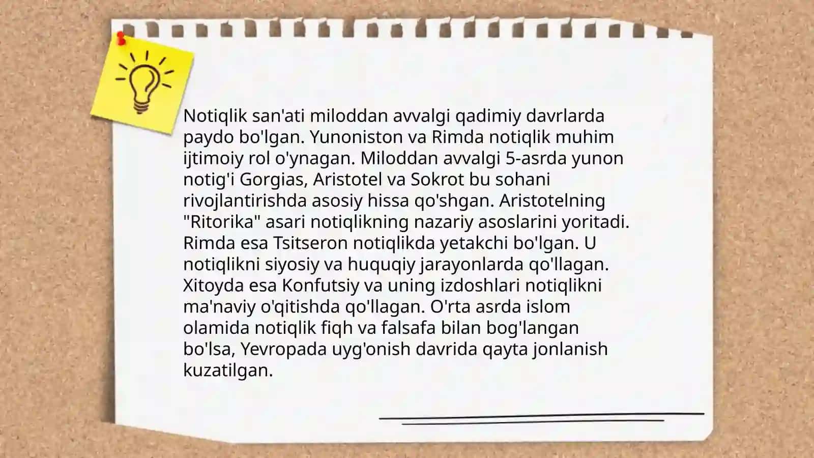 Nutq va notiqlik san'tining turlari 4