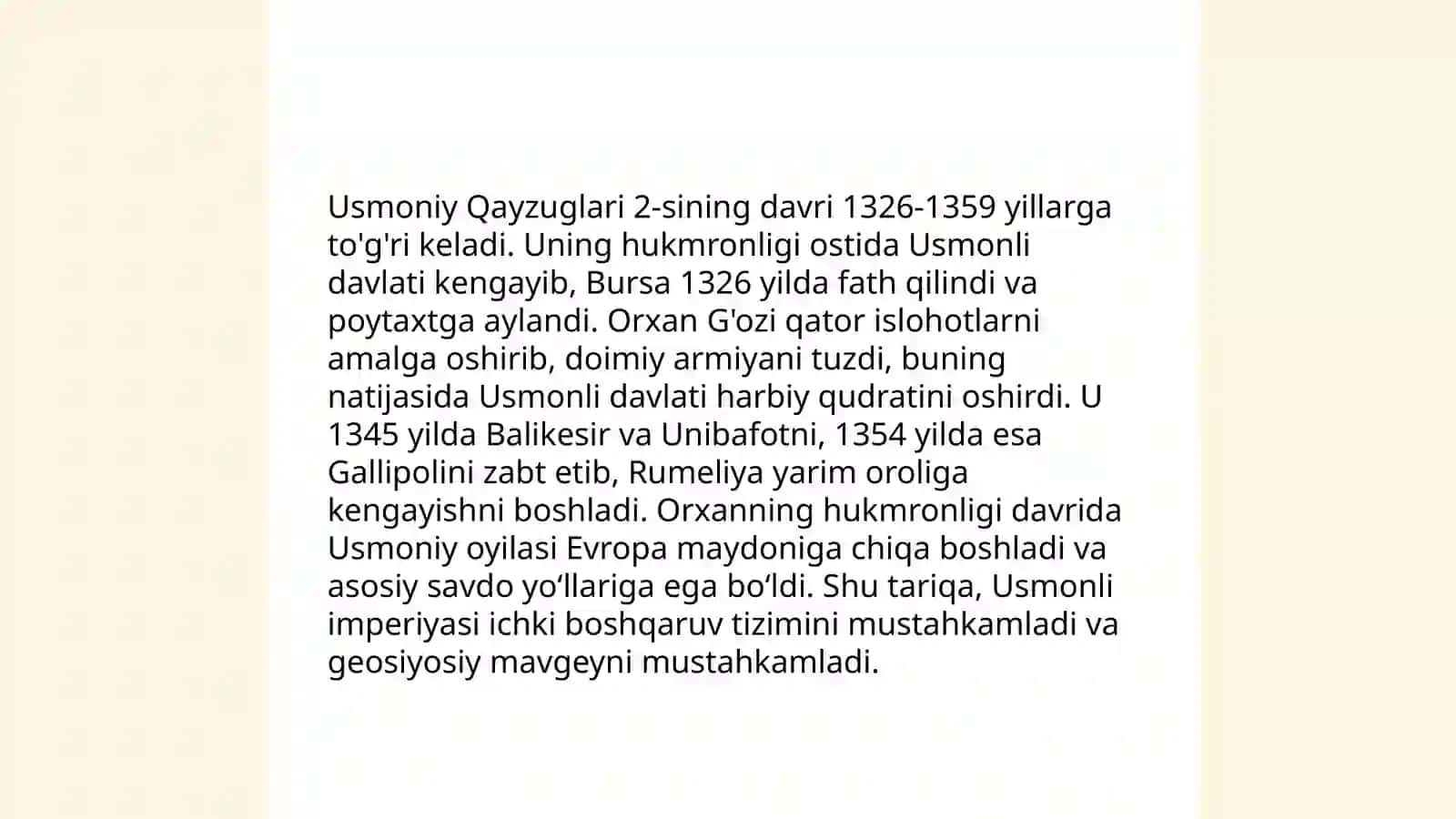 Usmoniylar imperiyasining tashkil topishi 4