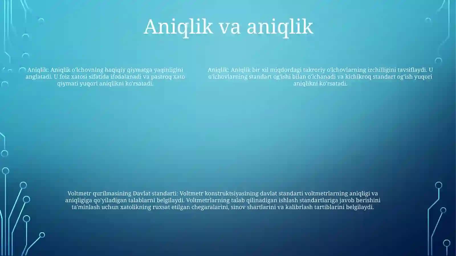 Voltmetr Qurilmasining Davlat Standarti 4