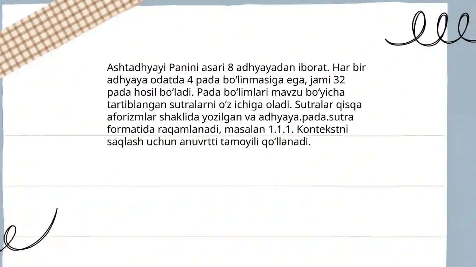 Panini grammatikasi 4