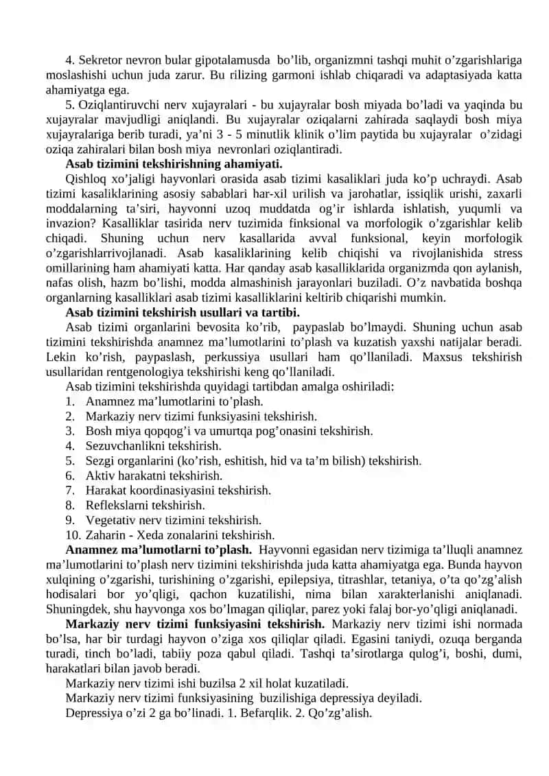 ASAB TIZIMINI TEKShIRISh 4