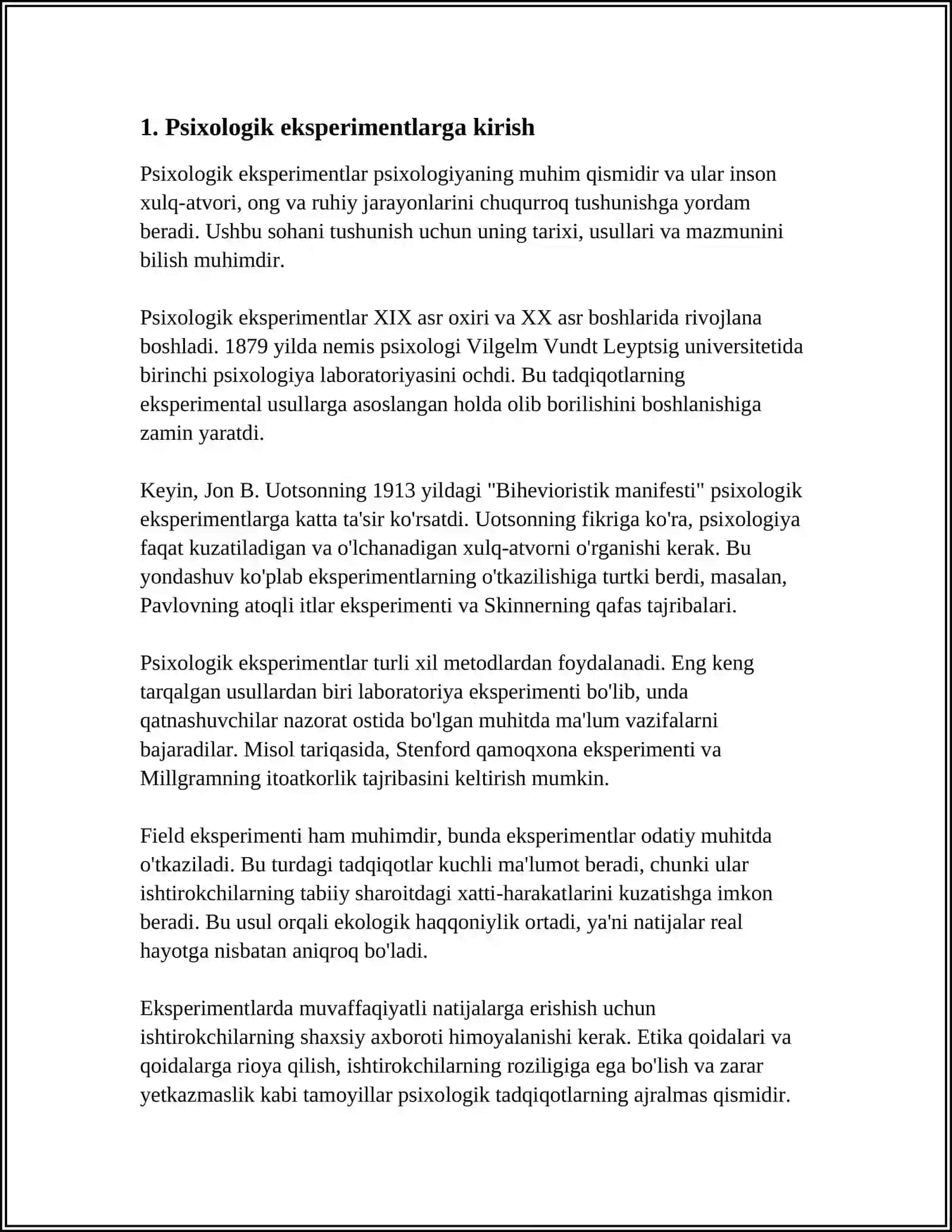 PSIXOLOGIK EKSPERIMENTNING ASOSLARI 4