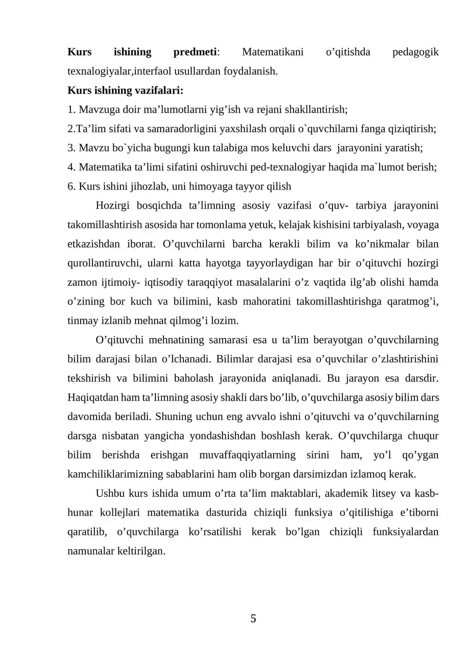 Chiziqli funksiya 4