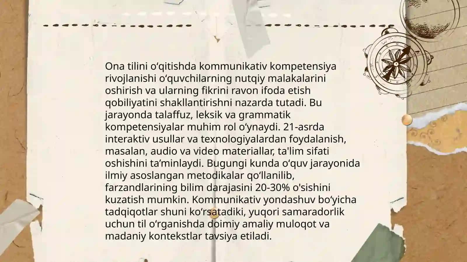 Ona tilini oʻqitishda integrativ yondashuv 4