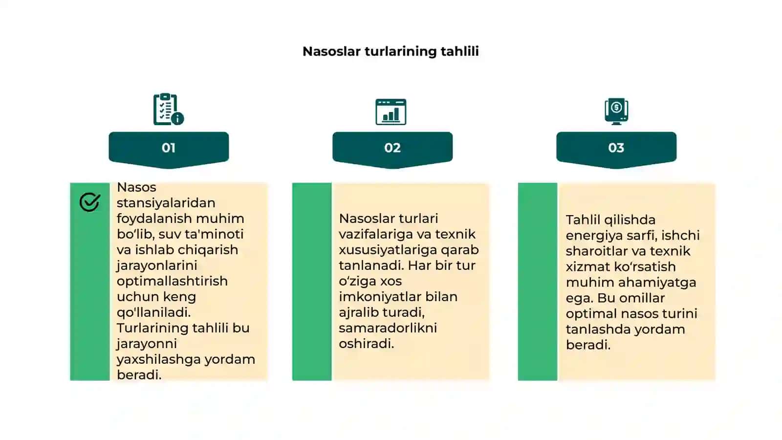 Nasos stansiyalaridan foydalanish 4