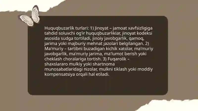 Huquqiy xulq-atvor va huquqbuzarlik 4
