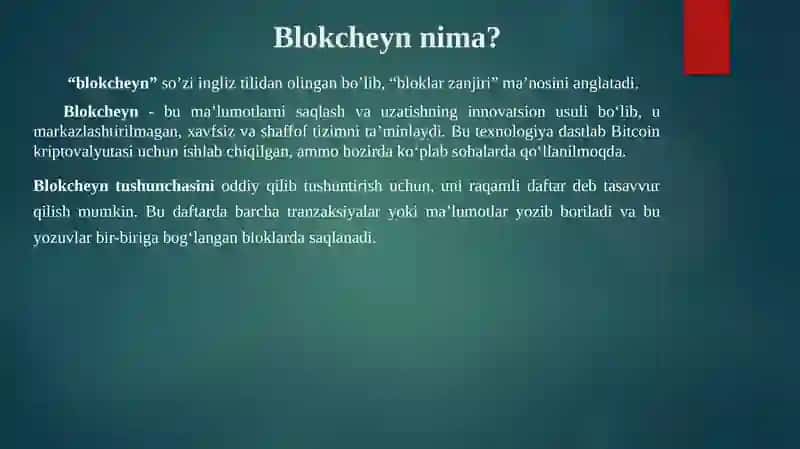 Blokcheyn texnologiyalari 4