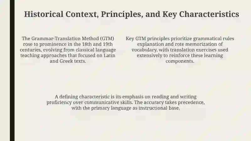 Methods of English Grammar Translation method 4