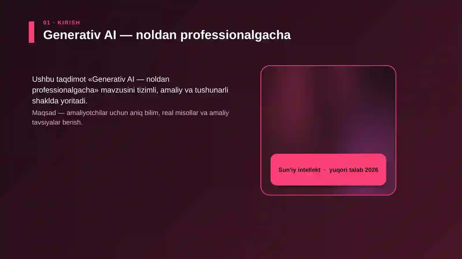 Generativ AI — noldan professionalgacha 4
