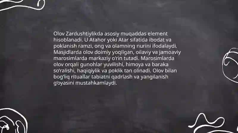 Zardushtilikda tabiatni uluglanishi 4