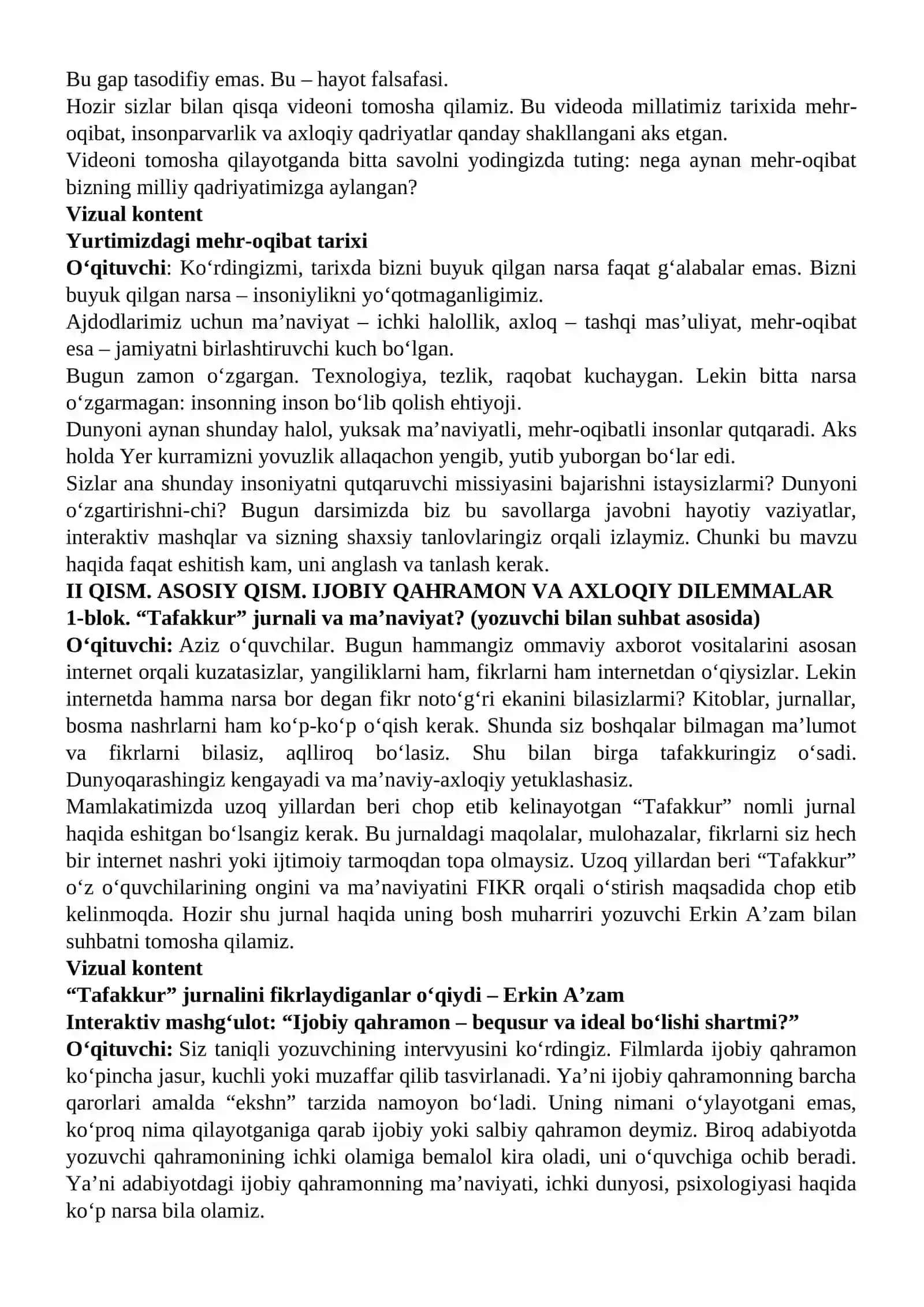 "Kelajak soati" 19-mavzu 4