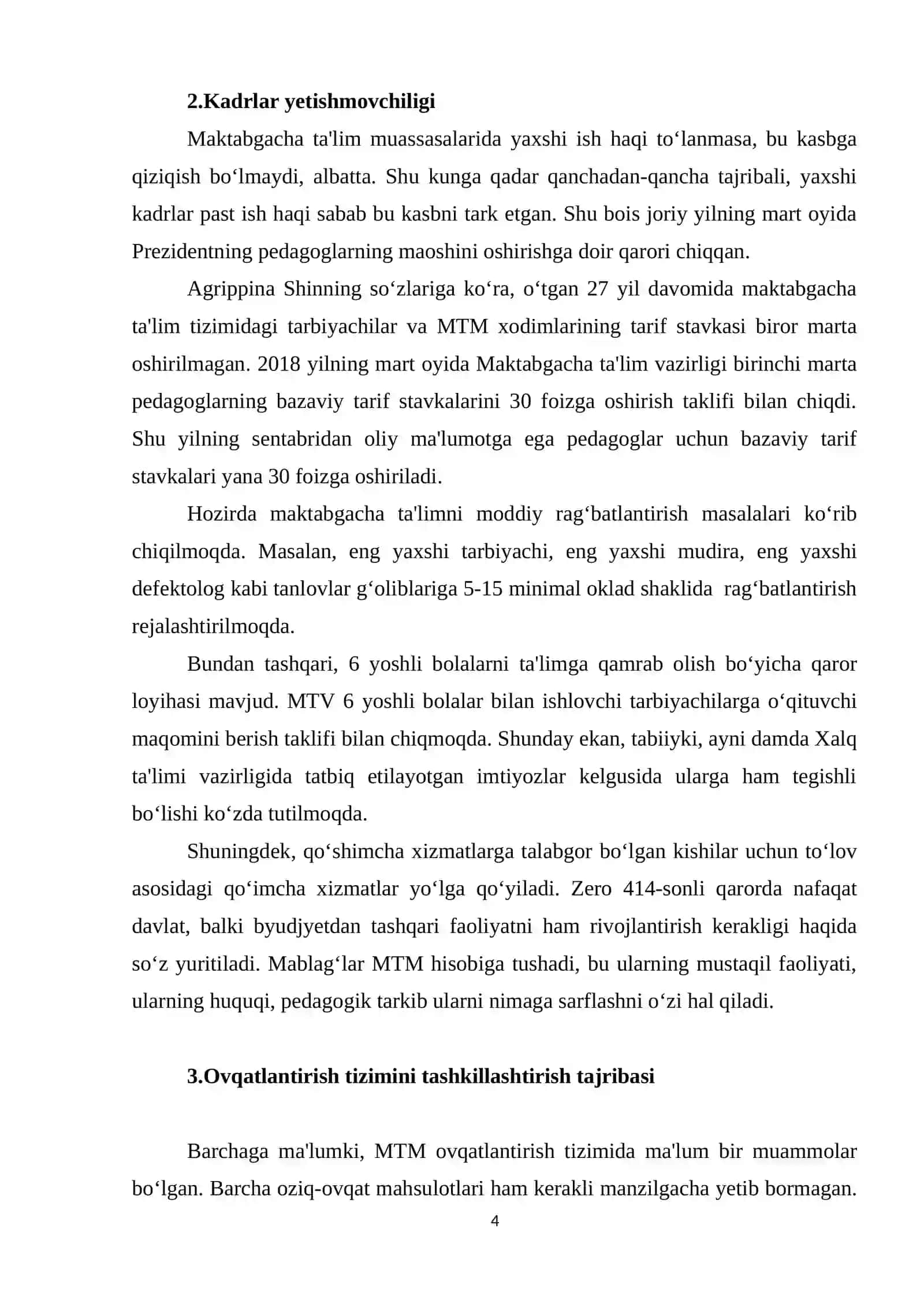 Maktabgacha ta'lim sohasidagi muammolar va yechimlar 4