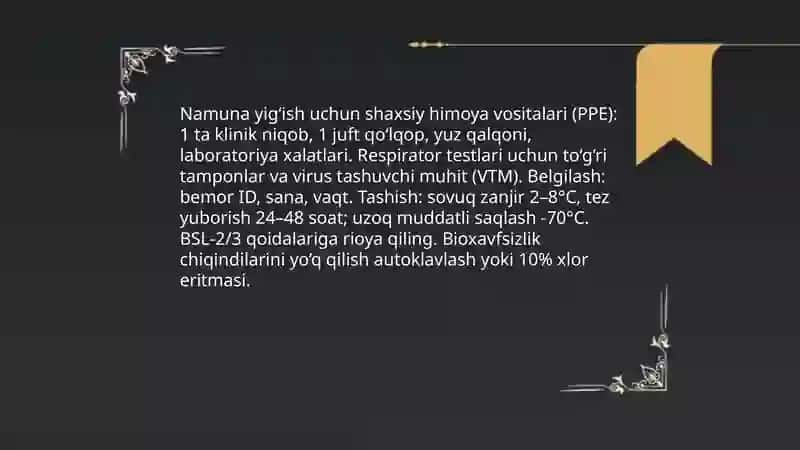 Virusologiya labaratoriyalari 4