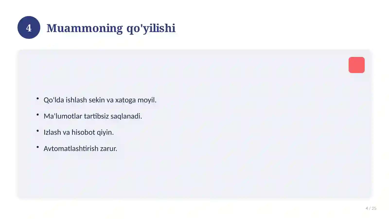 Algoritmlar va dasturlash 4