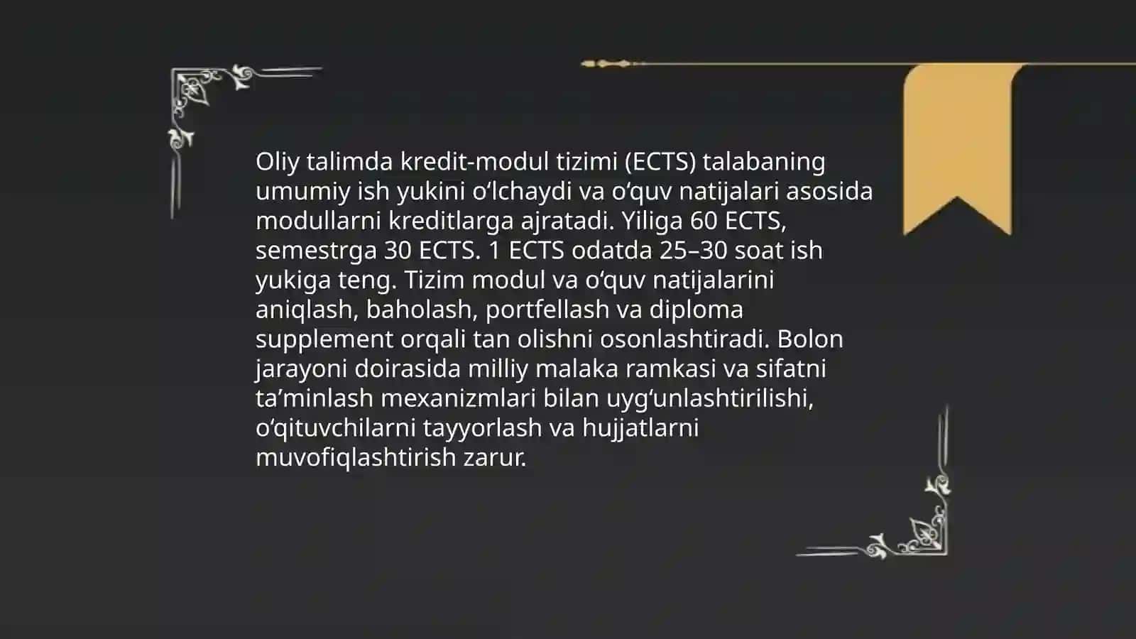 Oliy talim va Bolon jarayonlari 4