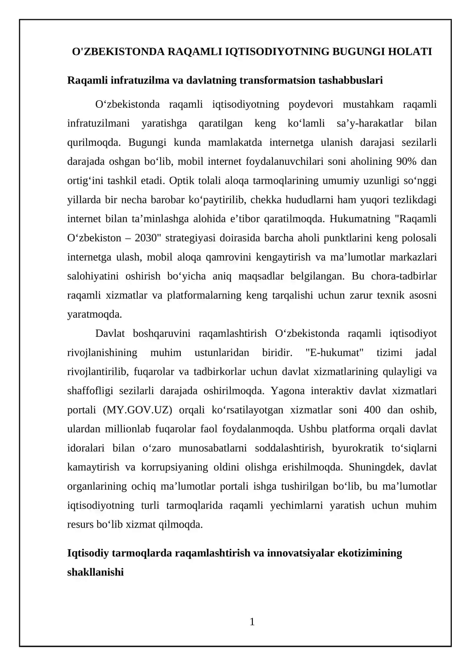 O'zbekistonda raqamli iqtisodiyotning rivojlanishi 4