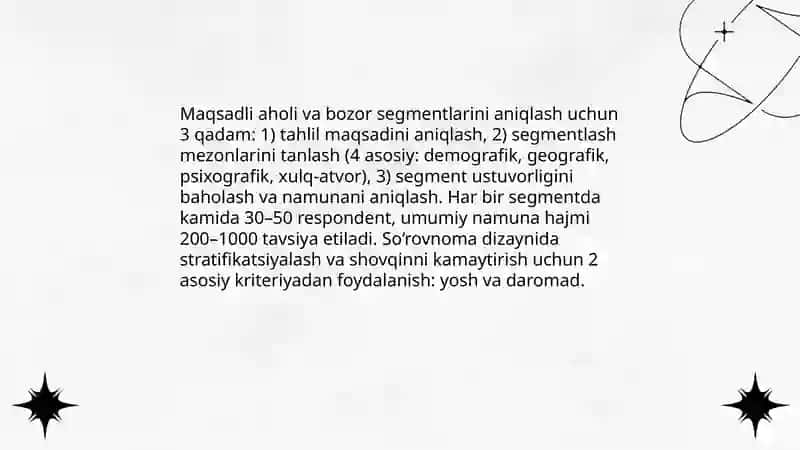 Bozor talab va taklifini tahlil qilishda ijtimoiy so'rovnoma yaratish 4