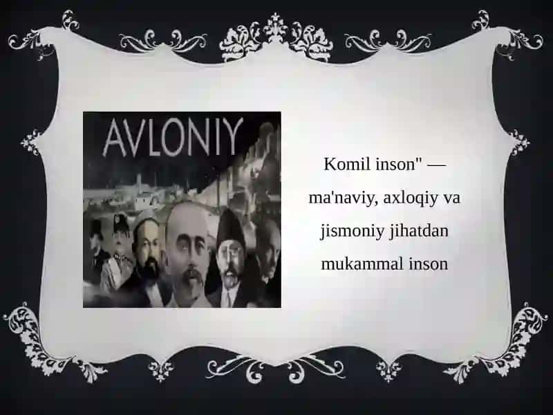 Abdulla Avloniyning Komil Inson Haqidagi Qarashlari 4