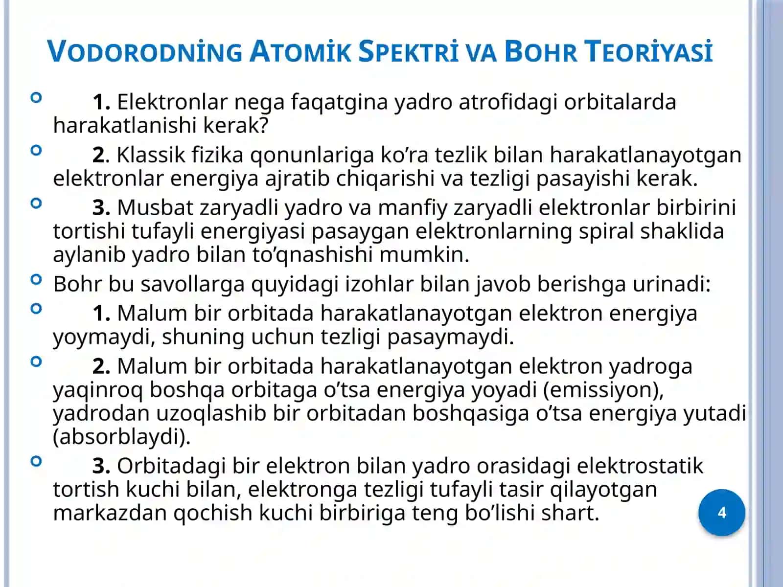 Atom Tuzilishi va Davriy Sistema 4