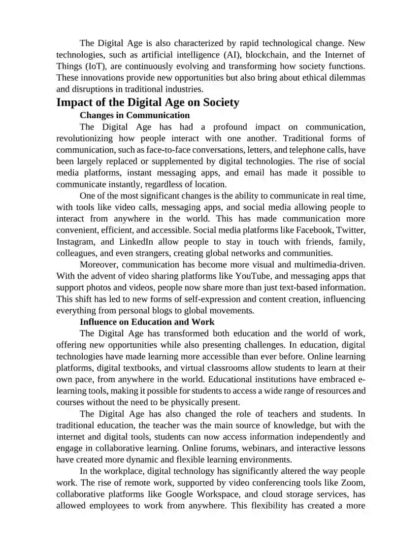 The Digital Age 4
