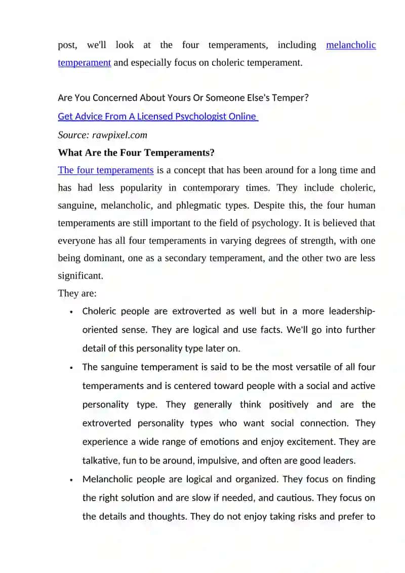 The Four Temperaments 4