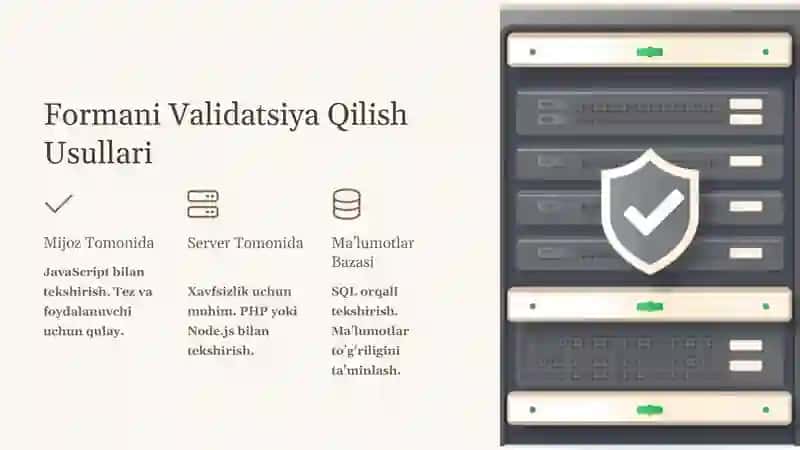 HTML Formlar Bilan Ishlash 4