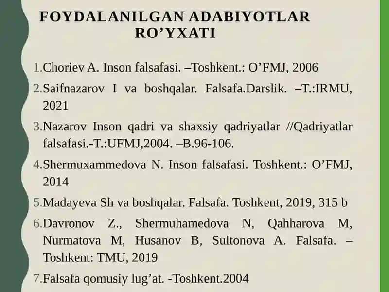 Insonfalsafasi(Falsafiyantropologiya 4