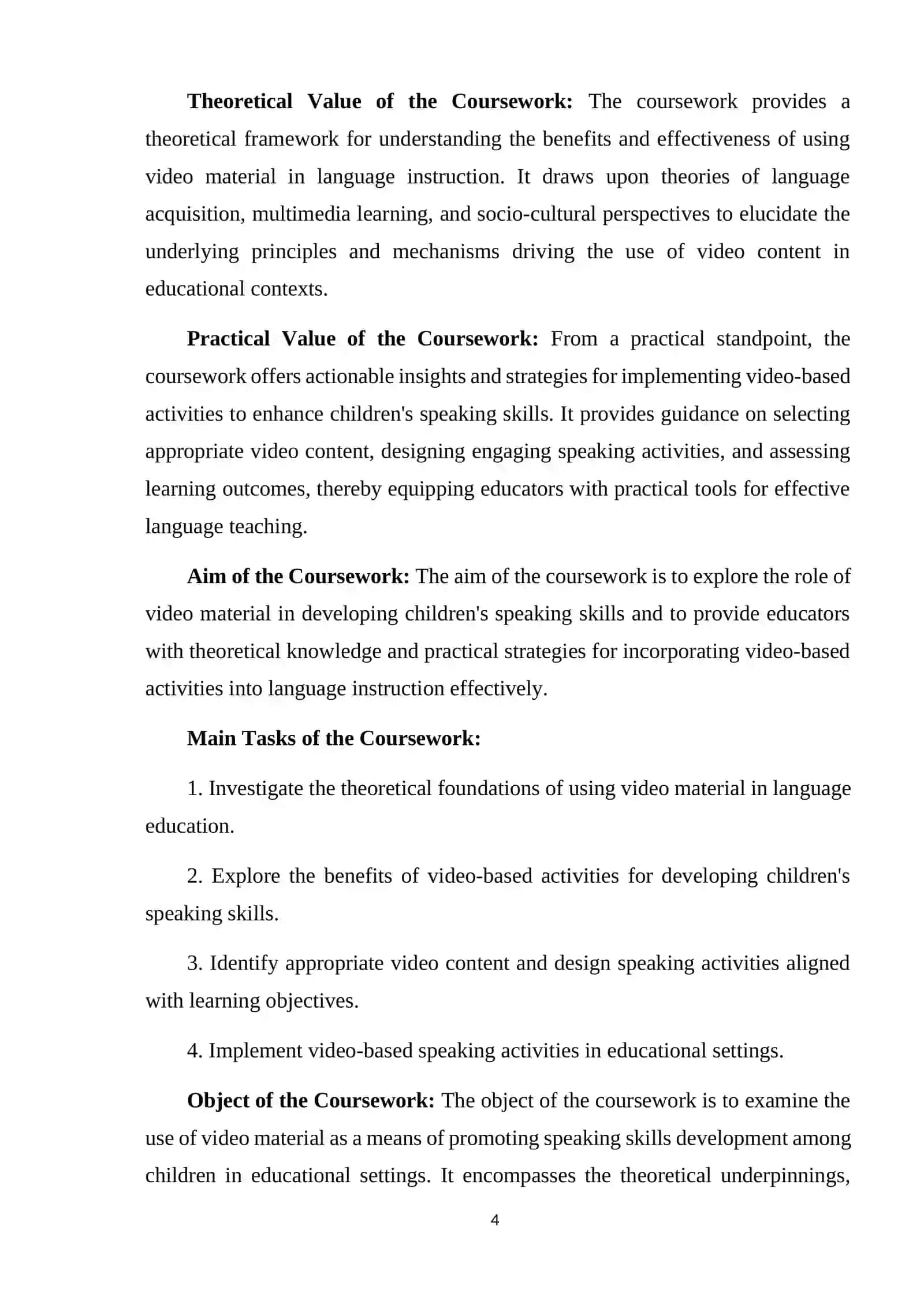 Using video materials for developing the speaking skills of children 4