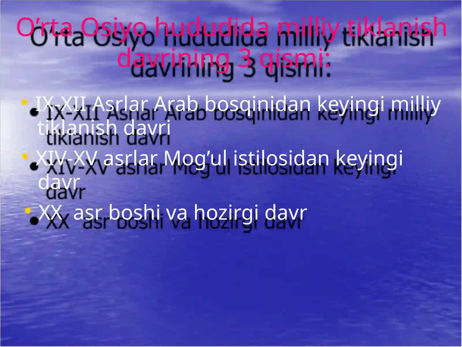 SHARQ UYG’ONISH DAVRIMADANIYATI 4