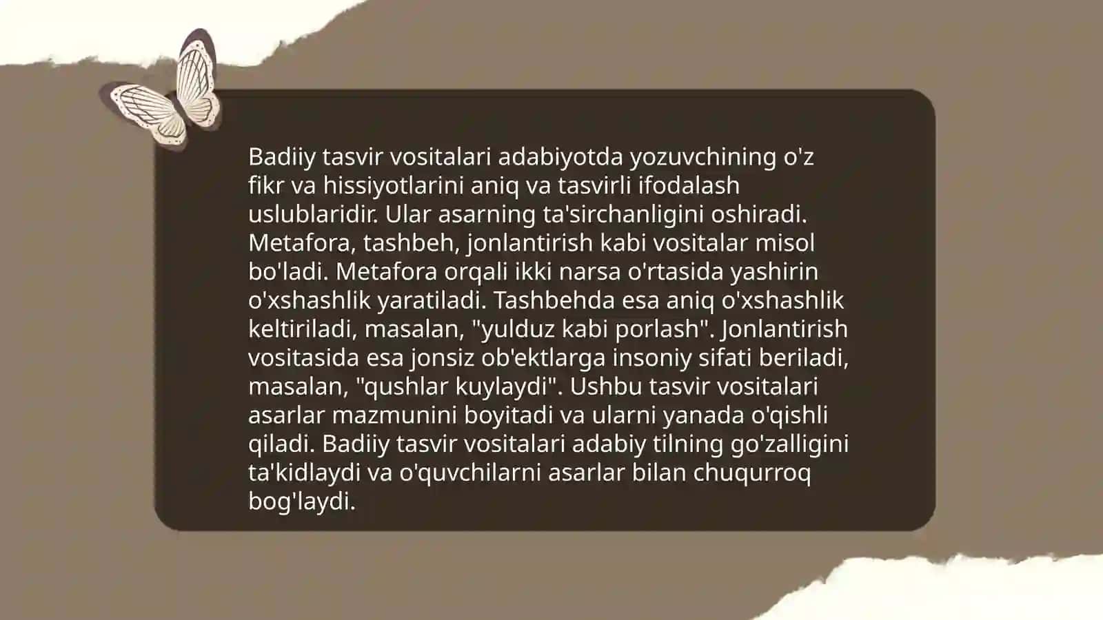 Adabiyotda obraz yaratish 4