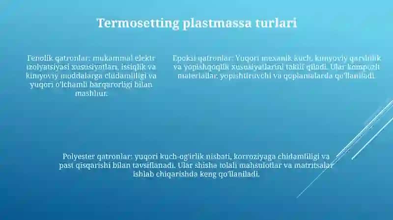 Termoreaktiv Plastmassalar 4