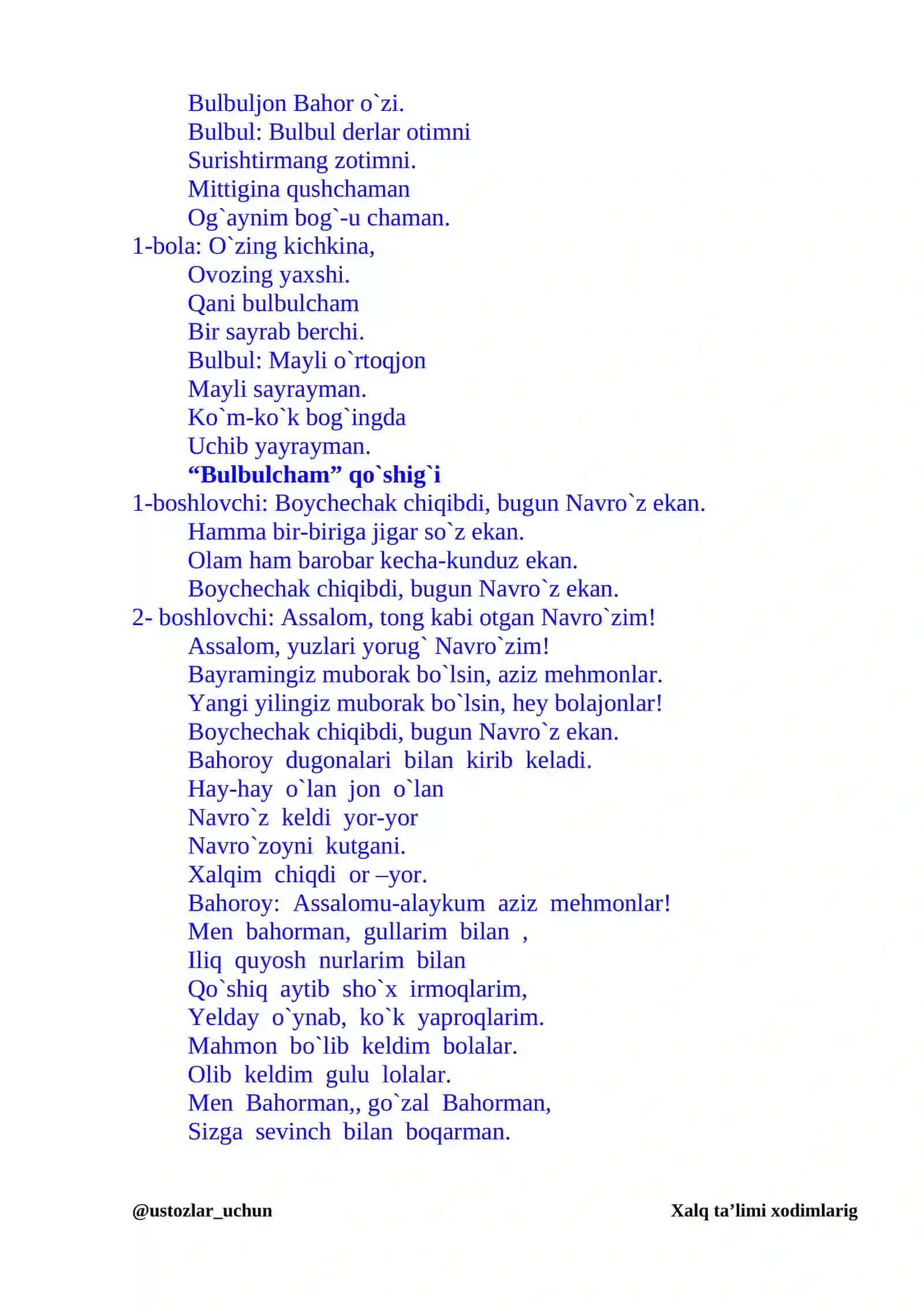 Navro`z-bahor bayrami 4