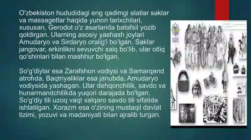 O'zbek elatining ilk ajdodlari 4