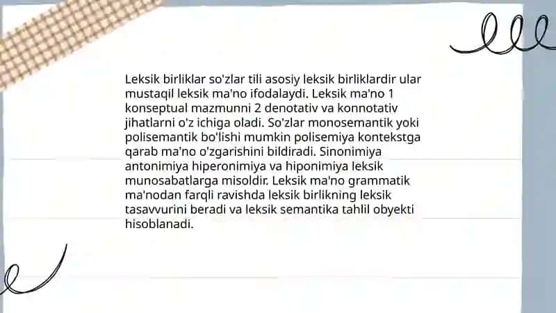 Leksik va Grammatik Ma'nolar Farqi 4