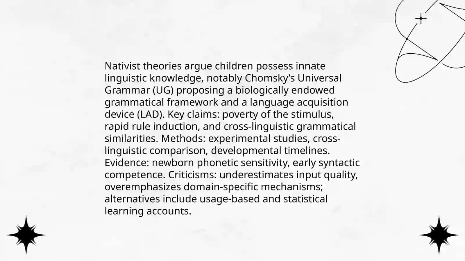 Researching Language Acquisition Theories 4