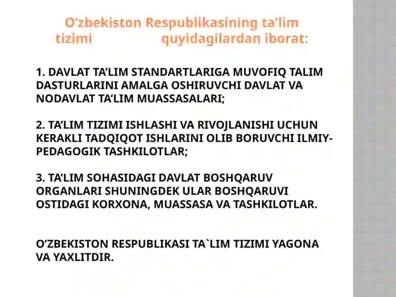 Ta’limtizimi boshqarish 4