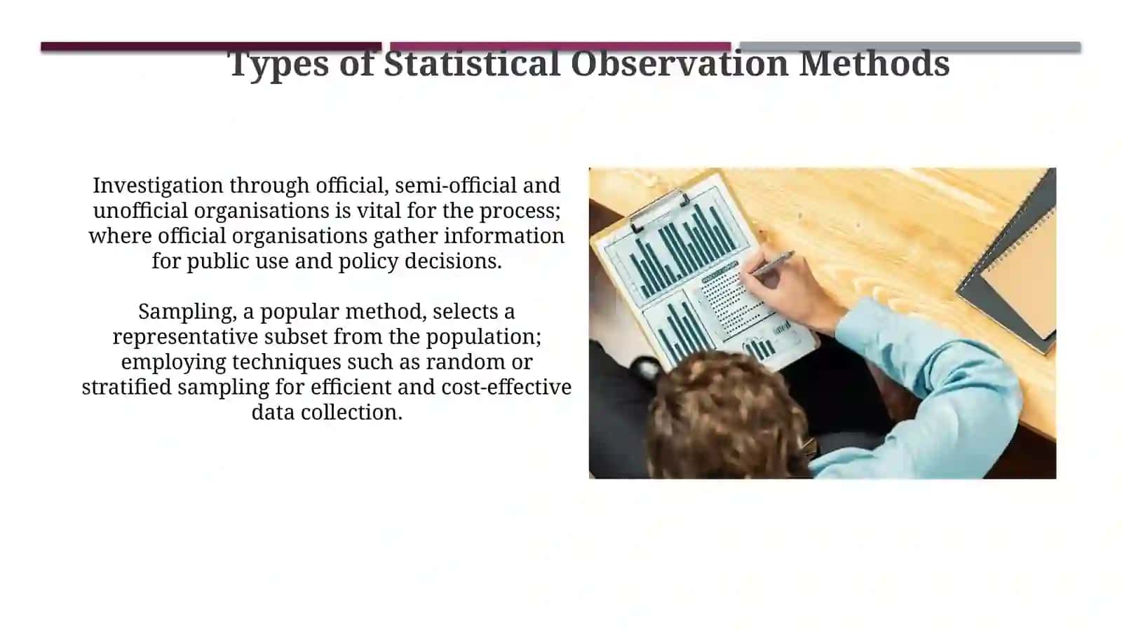 Method of statistical observation 4
