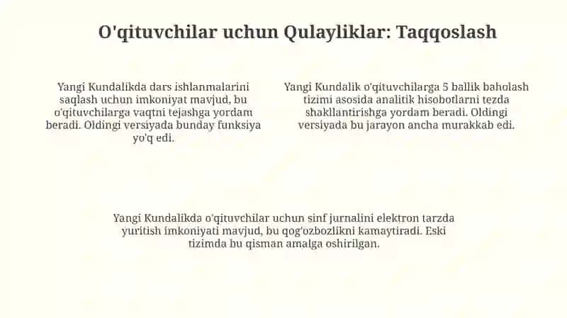 Eski va Yangi Kundalik 4