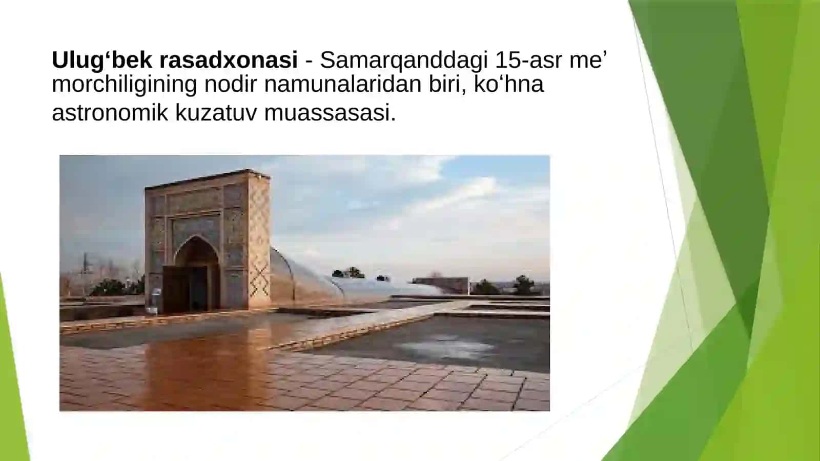 Ulug‘bek Rasadxonasi 4