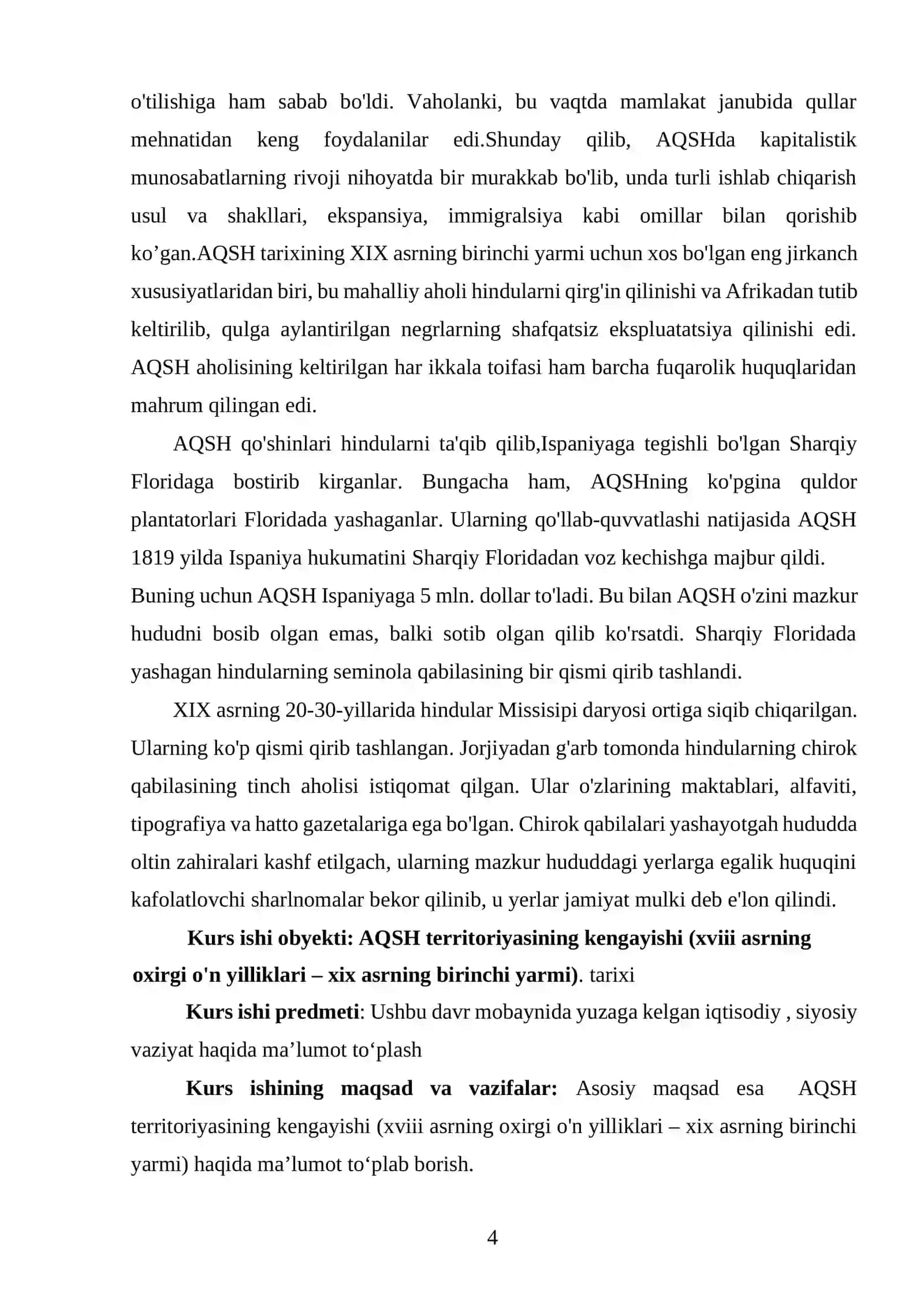 AQSH TERRITORIYASINING KENGAYISHI 4