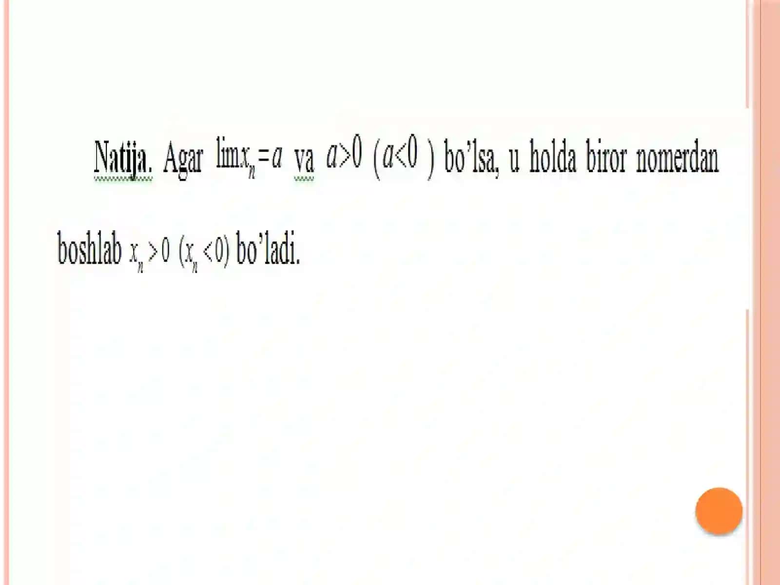 Algebradan mustaqil ish 4