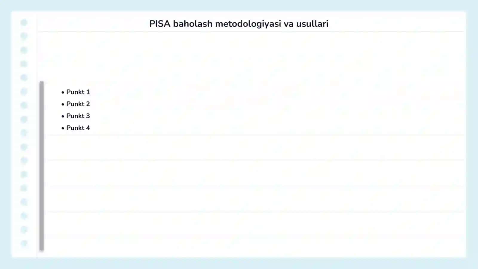 PISA Xalqaro baholash dasturi 4