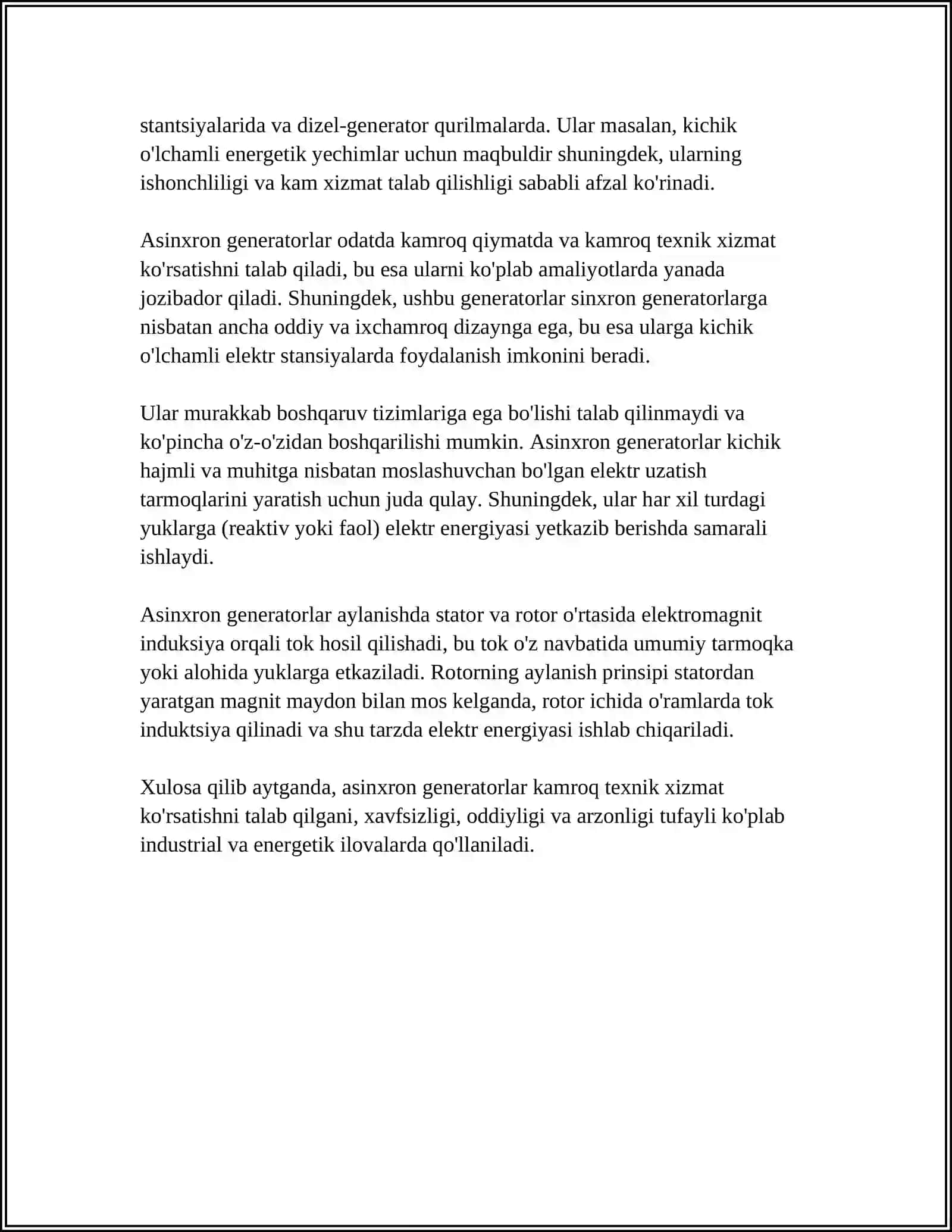 ASINXRON GENERATORLAR 4