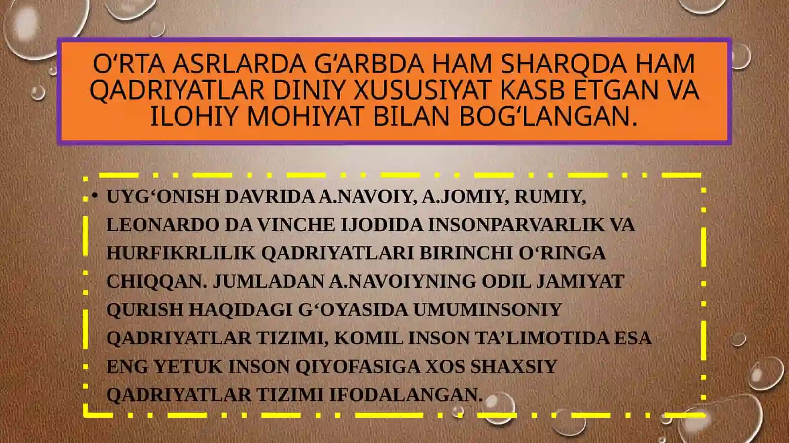 AKSIOLOGIYA (QADRIYATLAR) FALSAFASI 4
